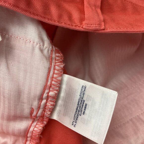 Lot of 3 Lands' End Chino Shorts Womens 10 Coral Purple Brown Casual Cotton - Picture 12 of 14